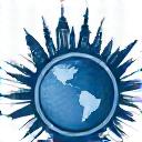 Icon depicting monuments from around the world, representing global flight and tour packages